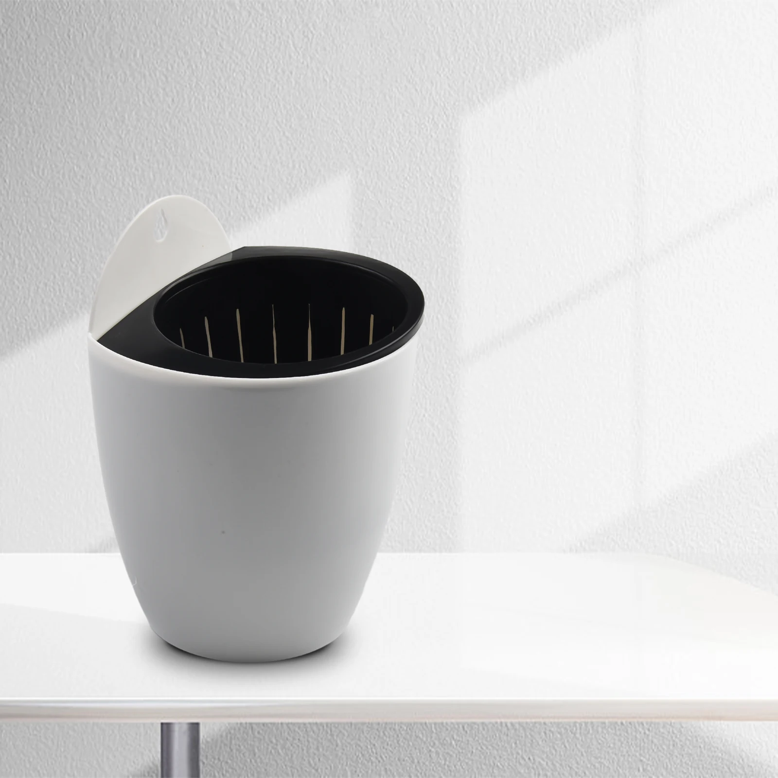 Transparent Self-Watering Flowerpot with Automatic Water-Absorption System