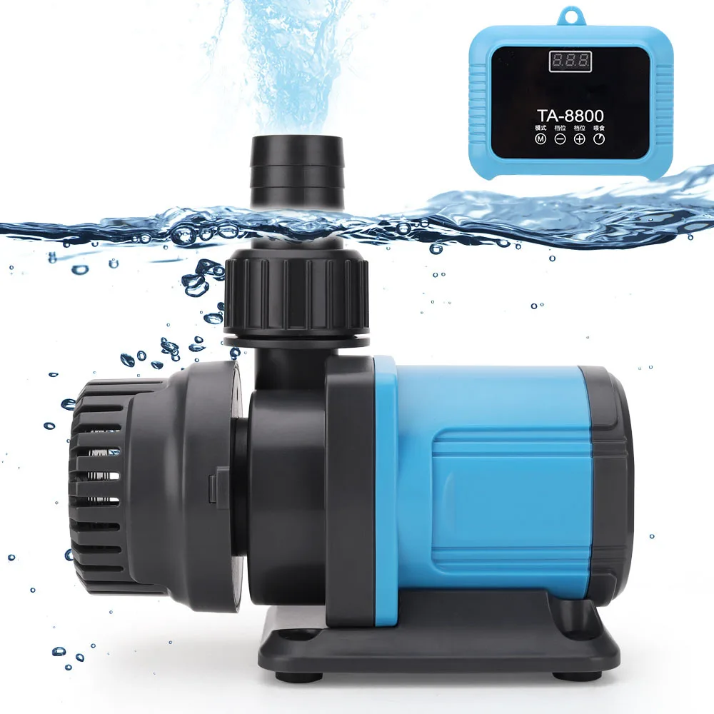 

Ultra-Quiet Submersible Aquarium Tank Water Pump Filter Fish Pond Fountain High-lift Variable Frequency Adjustable 220V
