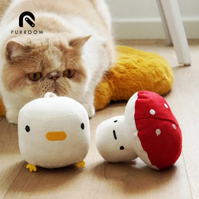 

Cat Toy With Built-in Catnip Plush To Make Cats Molar And Chew Balls