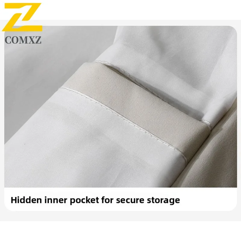 COMXZ Trench Coat Big Size Loose Windproof Outdoor Running Hiking Varsity Jacket Adventure Lightweight High Quality Men's Coat