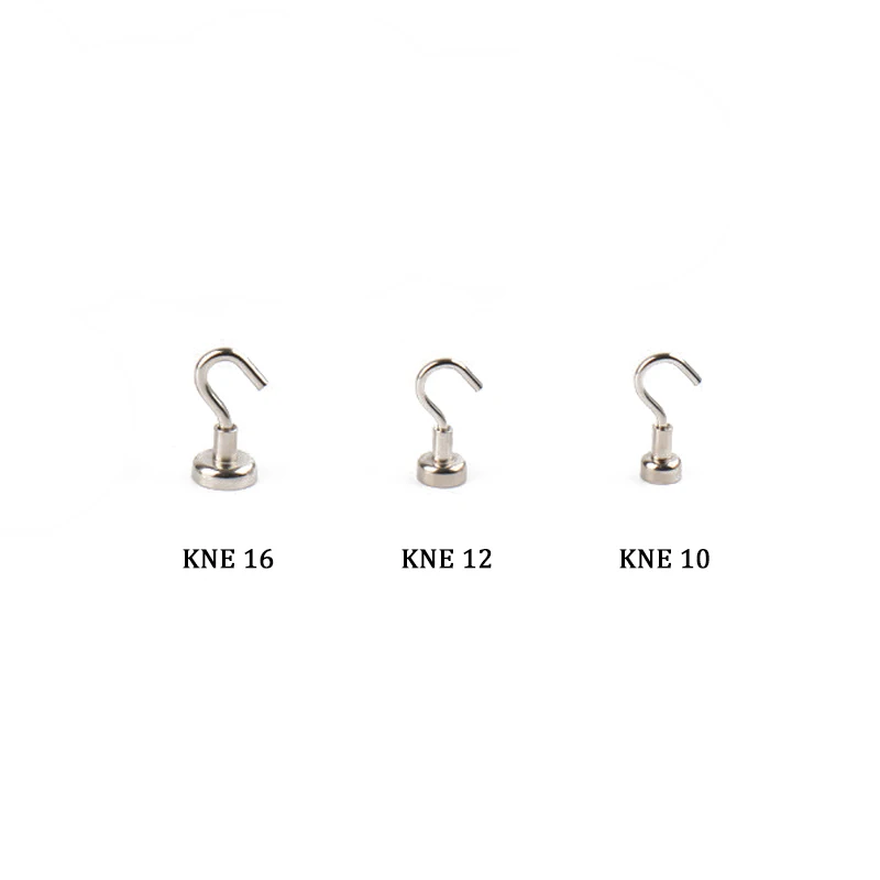 Neodymium Magnet Magnetic Hooks Heavy Duty Super Strong Magnets Round Refrigerator Magnets Hook Cruise Hook for Hanging 5 Pcs neodymium magnets,magnetic hooks,round magnets