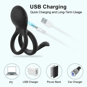 Selfish vibration ring dream house lock fine ring male couple flirting equipment sex wireless remote control sex toys 4