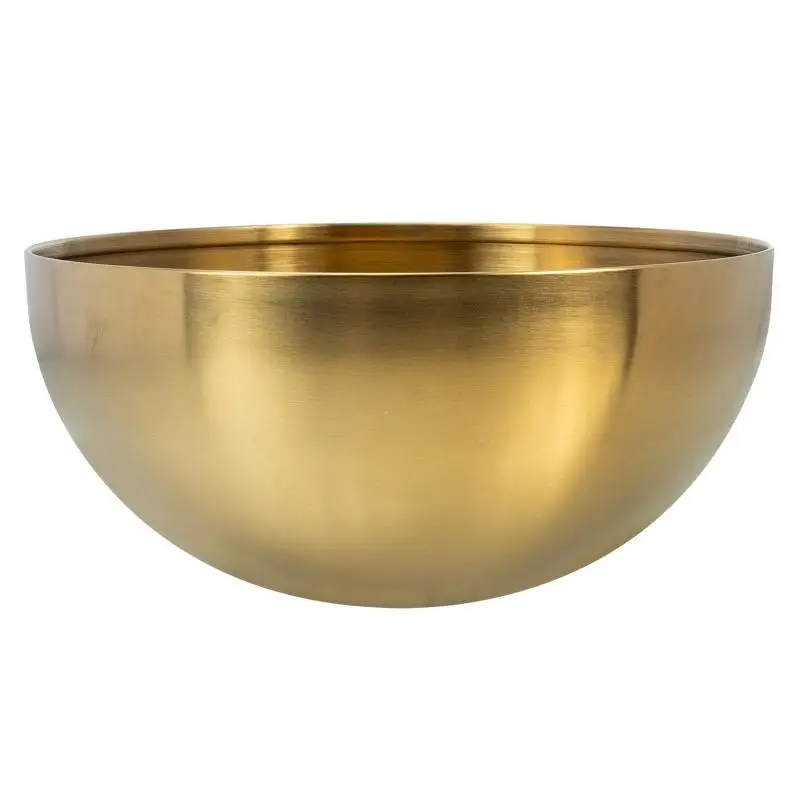Golden Bowl Stainless Steel Salad Or Soup Bowl 11 Cm