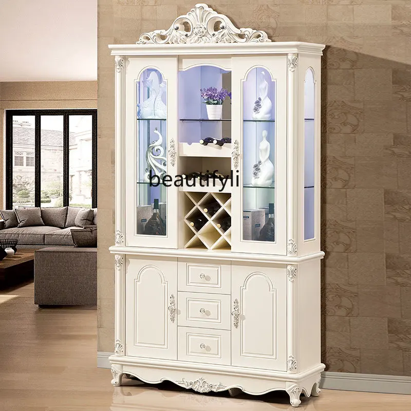 European-Style Glass Wine Cabinet 4