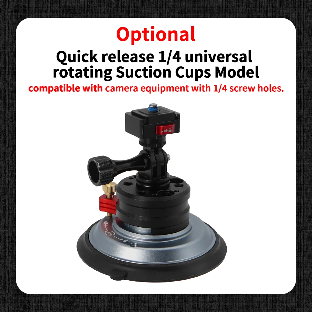 Magnetische Schnellverschlussbasis für Gopro 13 DJI OSMO Action 5 PRO 1/4 ARRI Loch NATO-Schienenverlängerungshalterung Autohalterung Kamerahalter – Detail 15