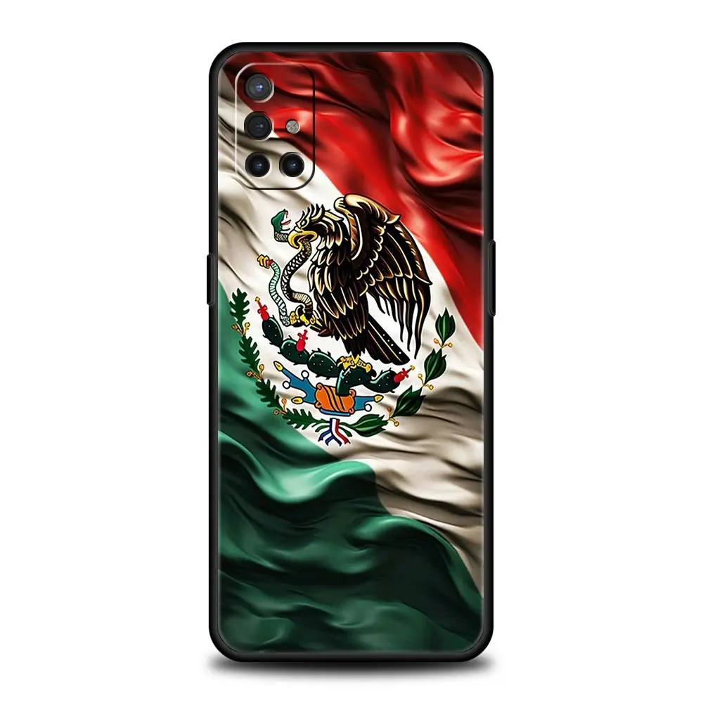 Mexican Flag Soft Black Phone Case Cover