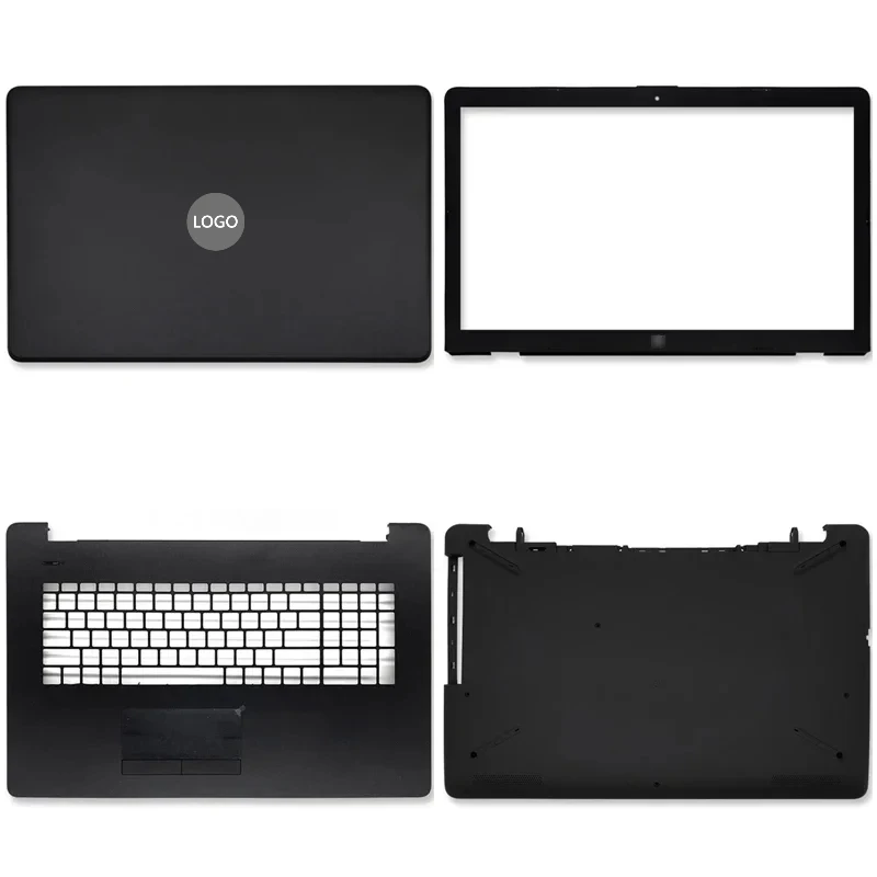 

New For HP 17-BS 17-AK 17G-BR TPN-W129 TPN-W130 Laptop LCD Back Cover Front Bezel Upper Palmrest Bottom Base Case Keyboard Hinge