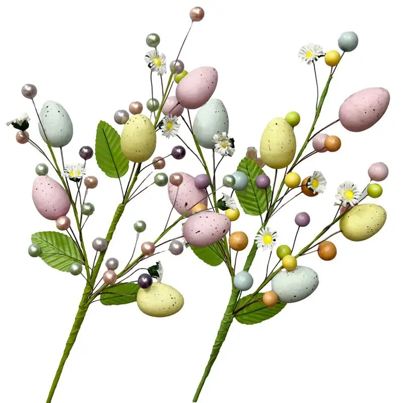 

Easter Flowers Easter Egg Tree Branch Colorful Floral Stems Egg Flower Plant Artificial Flowers Flowers Berry Easter Branches