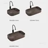 Home Bathroom Sink Personalized Above Counter Basins Bathroom Fixture Ceramic Basin Balcony Home Square Sinks N 5