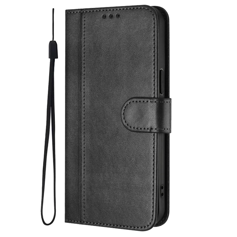 Magnetic Leather Wallet Flip Case with Card Holder - Premium Protective Phone Cover