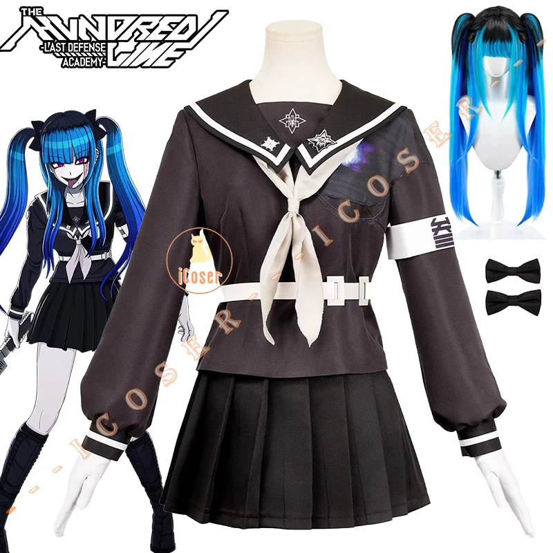 The Hundred Line Kirifuji Nozomi Women Carnival Halloween Cosplay Costume