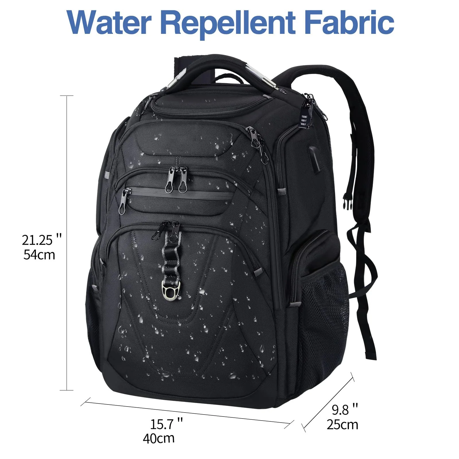 Men's Backpack Computer Backpack Large Capacity Multi-function Usb Backpack Business Laptop Travel Laptop Bag Student Backpack 2
