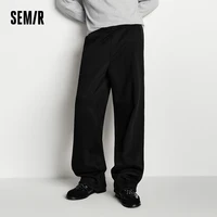Semir pantalons de survêtement décontractés hommes 2025 automne nouveaux pantalons de sport en tricot polyvalent jambe droite ample unisexe vêtements pour hommes et femmes 4
