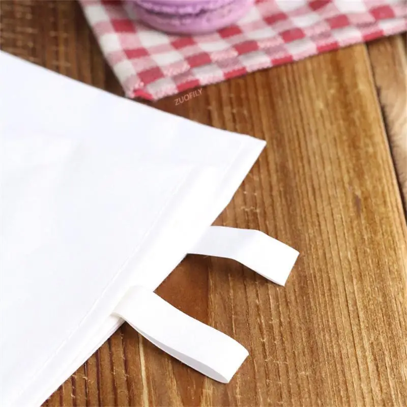 Cloth Piping Bag Preferred Material Pastry Bags Reuse White Health And Safety Trapezoidal Pastry Bag Kitchen Bar Utensils