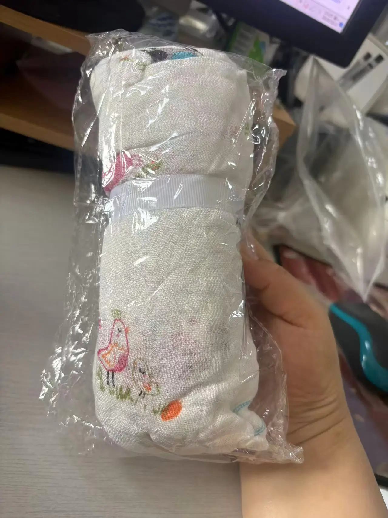 طفل بطانية قماط الخيزران القطن منشفة ملفوفة رقيقة...