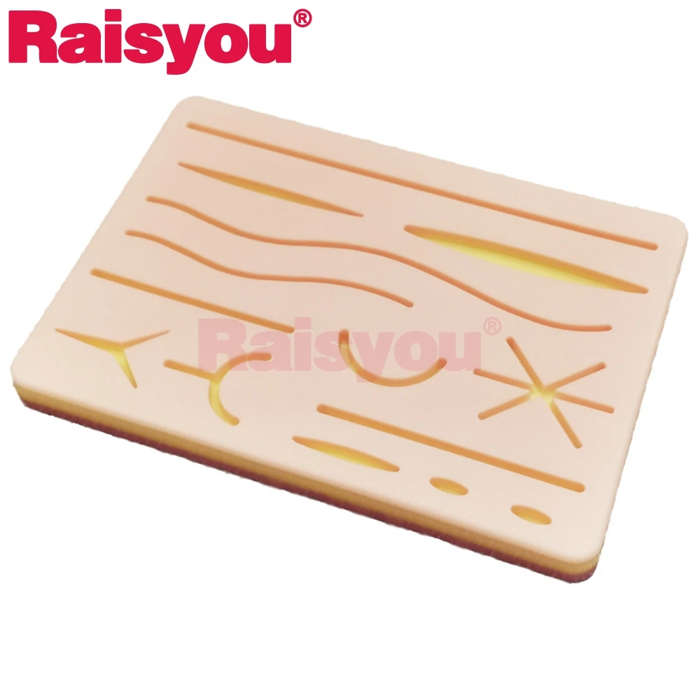 

Surgical Suture Multi-Wound Practice Model Medical Students Practice Silicone Simulation Skin Module Tools