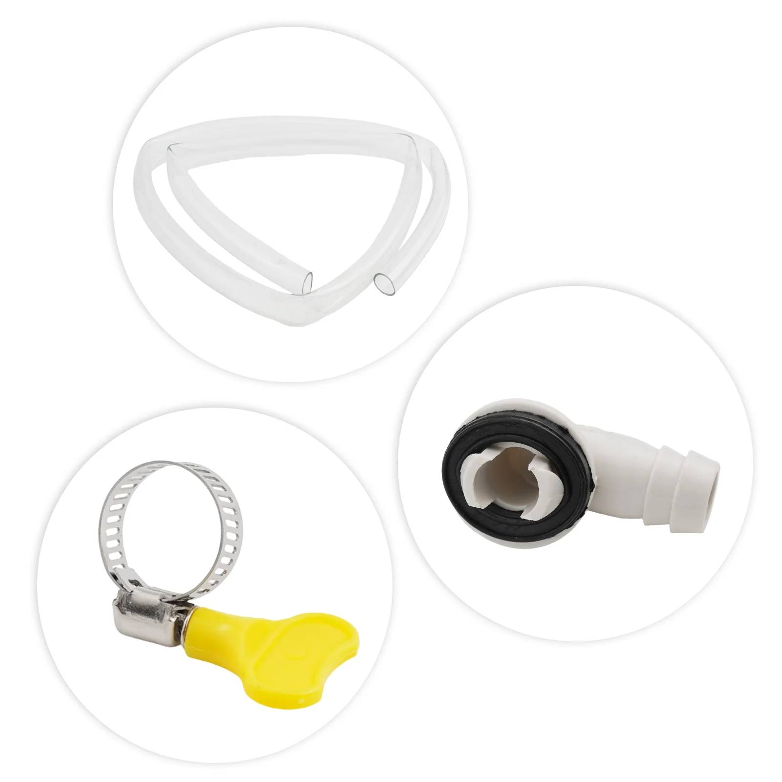 Description Picture 5 of item3/6ft Air Conditioner Drain Hose Split Casement Drain Kits Extension Hose Connector Condensate Water Tubes Joint