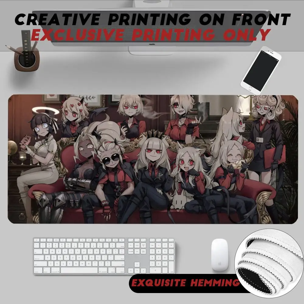 

Decrypted adventure game Helltaker Mouse Pad Non-Slip Rubber Edge locking mousepads Game play mats for notebook PC computer