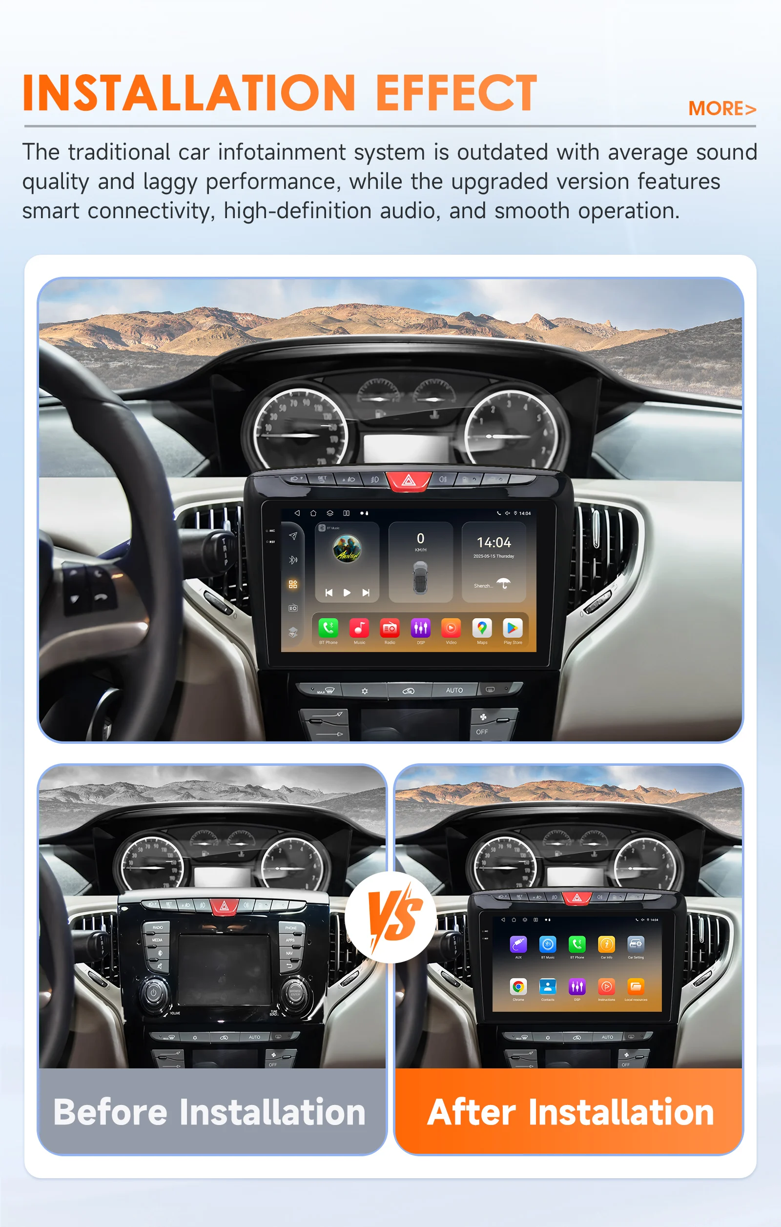 Kabelloses CarPlay Android Auto Autoradio für Lancia Ypsilon 2012 - 2020 GPS Intelligente Systeme Stereo Multimedia Autoradio 6115 – Detail 4