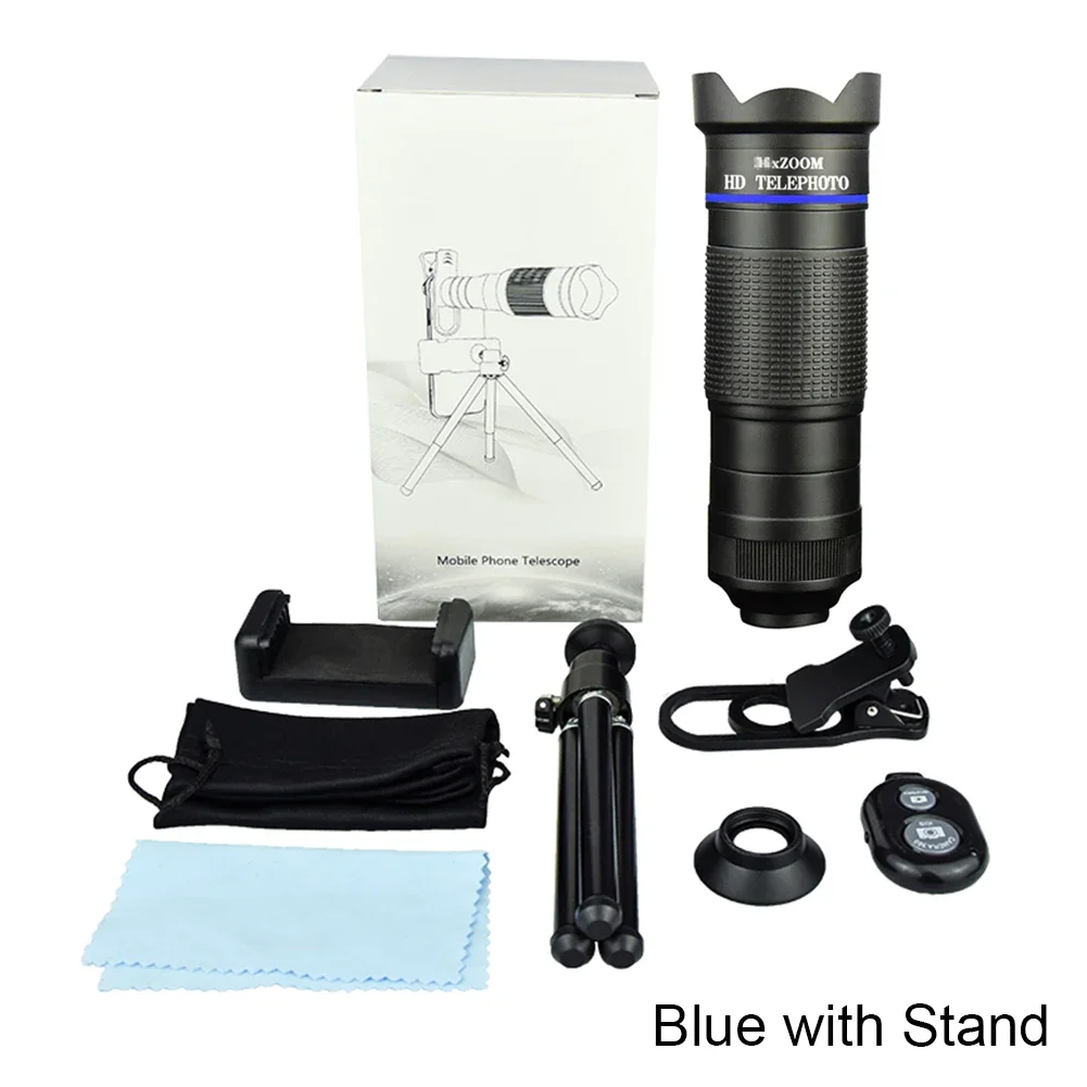 Blue with Stand