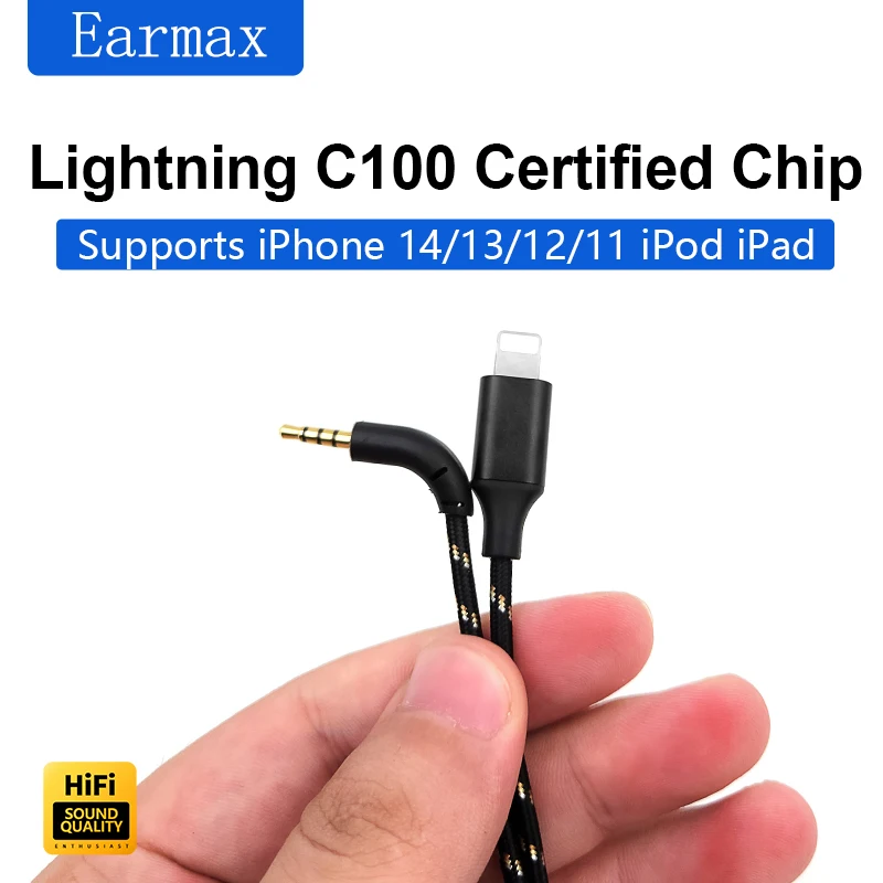 For B&W P7 P9 Earphones Replaceable Lightning to P7 P9 Upgrade