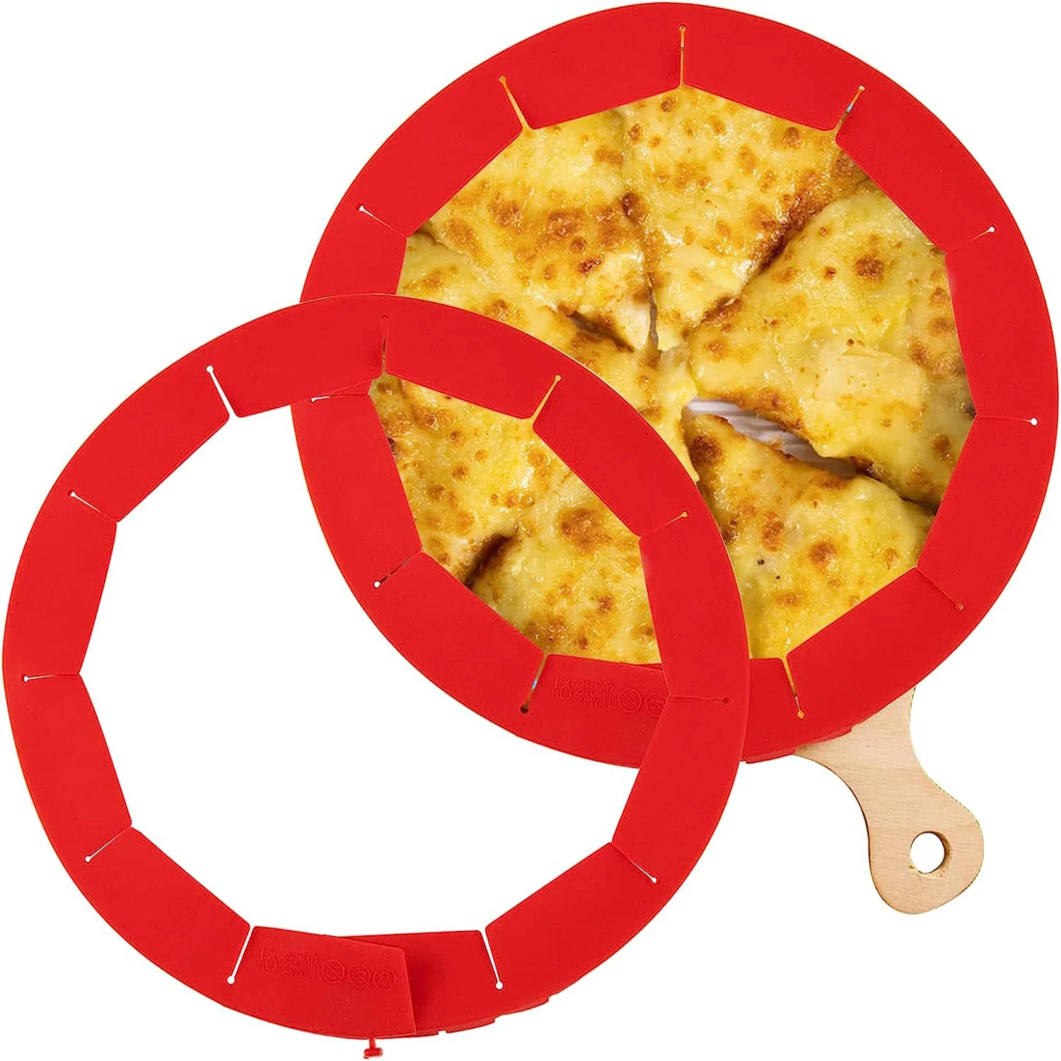 Pie Molds 8-11 inch Adjustable Pie Crust Shield Reusable Silicone Pie Protectors Bake Crust Baking Household Kitchen Tools