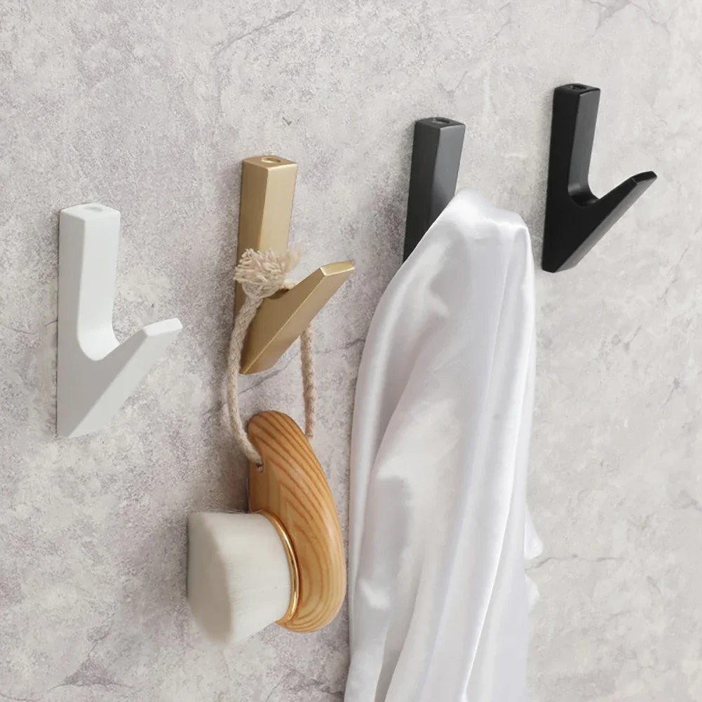Elegant Gold Wall Hooks for Bathroom and Kitchen Accessories