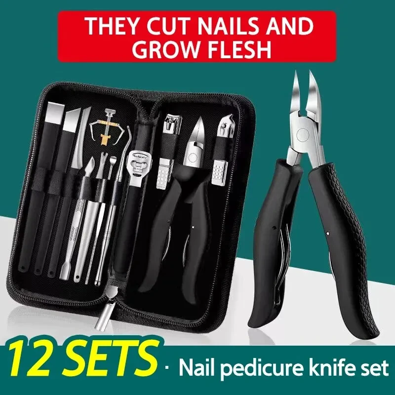 Nail Clipper Set For Paronychia Home Pedicure Tool Portable MEN'S Manicure Knife Dead Skin Scissors