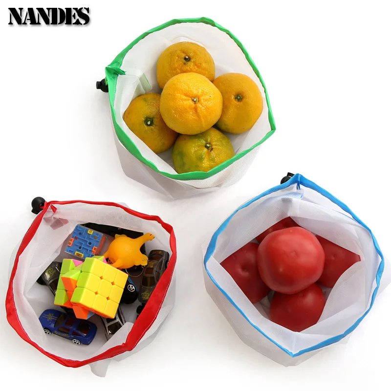 Eco-Friendly Reusable Mesh Produce Bags