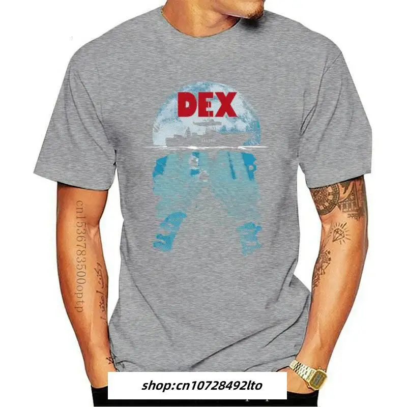 Abbigliamento Uomo Dex Dexter Jaws Mashup T-Shirt Da Uomo