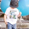 Personalized Dinosaur Birthday Shirt 1-9 Birthday T-Shirt Custom Name Wild Tee Boys T Shirt Dino Theme Party Clothes Kids Gift 1