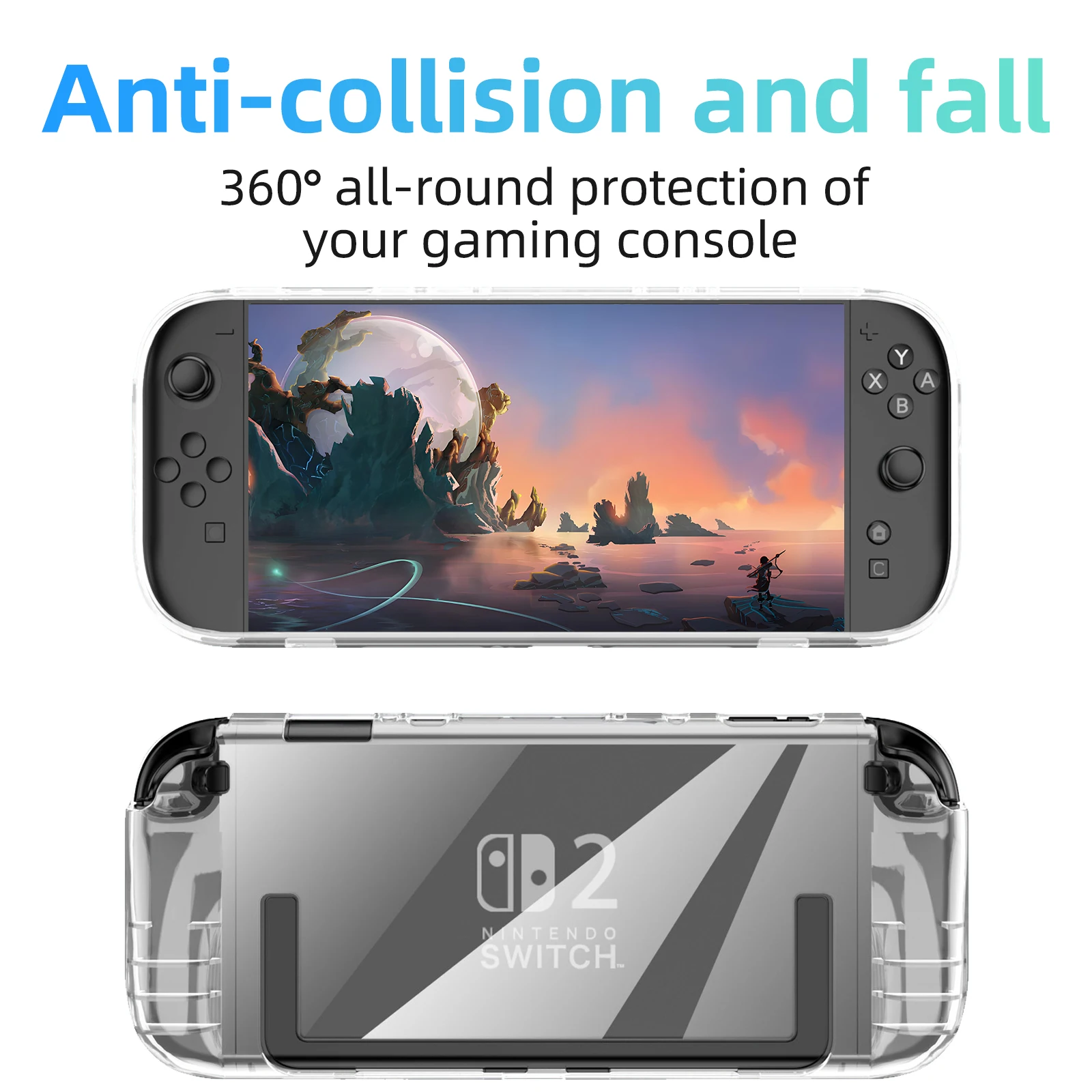 Clear TPU Scratch-Resistant Shockproof Protective Case