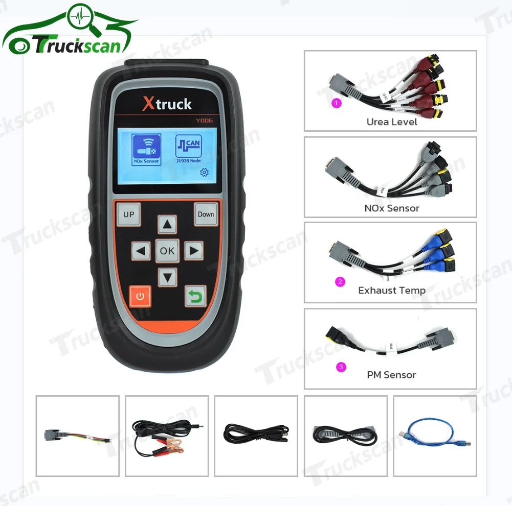 

2024 Xtruck Y006 for Universal Trucks Detection NOx Nitrogen Oxygen Urea Level Test for CAN Node Accurate Search
