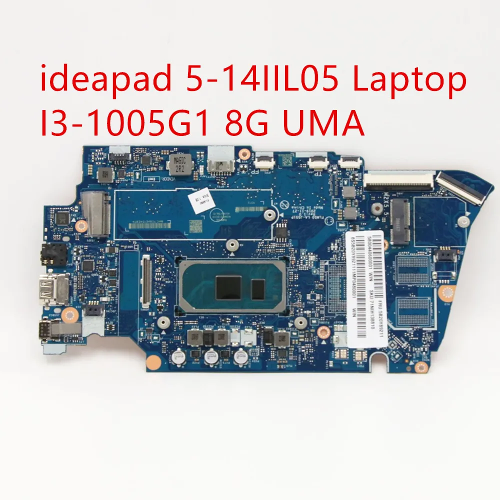 

Материнская плата для ноутбука Lenovo ideapad 5-14IIL05, системная плата I3-1005G1 UMA 8G 5B20Y89211