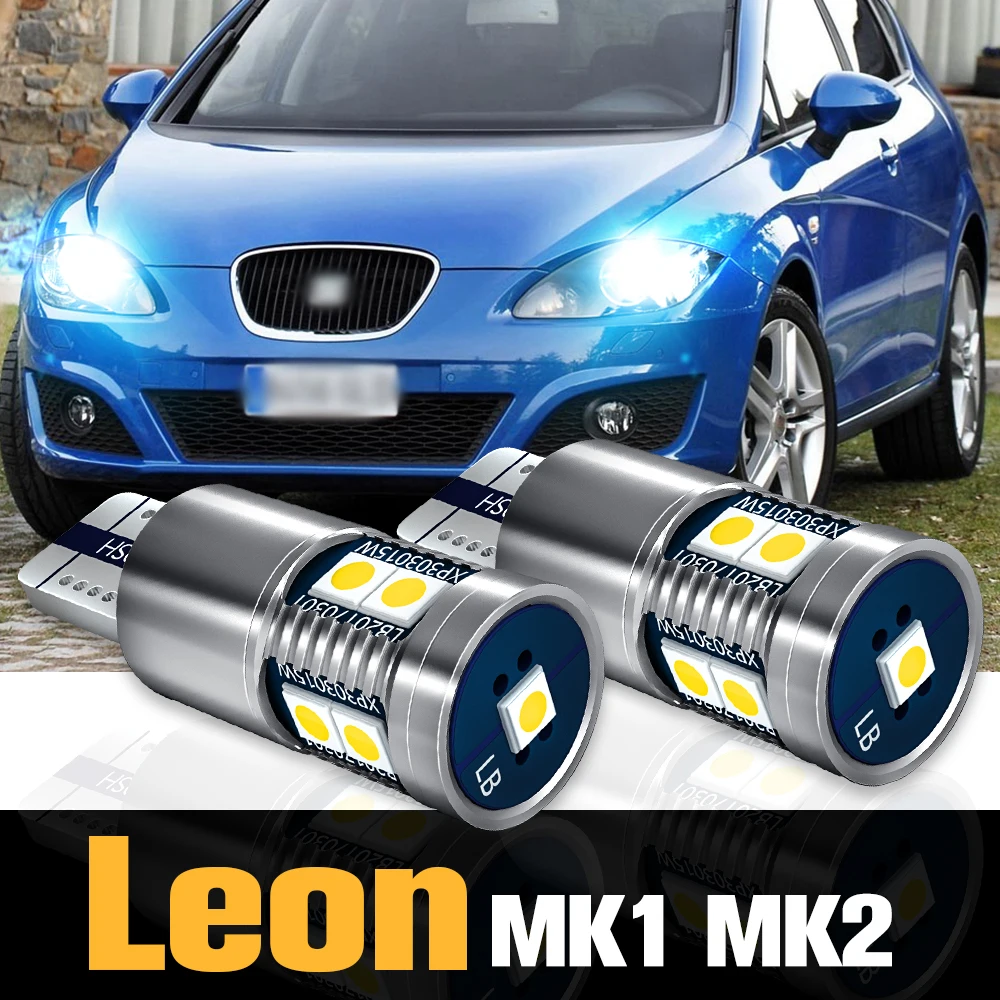 

2pcs Canbus LED Clearance Light Parking Lamp Accessories For Seat Leon 1 MK1 1M 2 MK2 1P 1999-2012 2005 2006 2007 2008 2009 2010