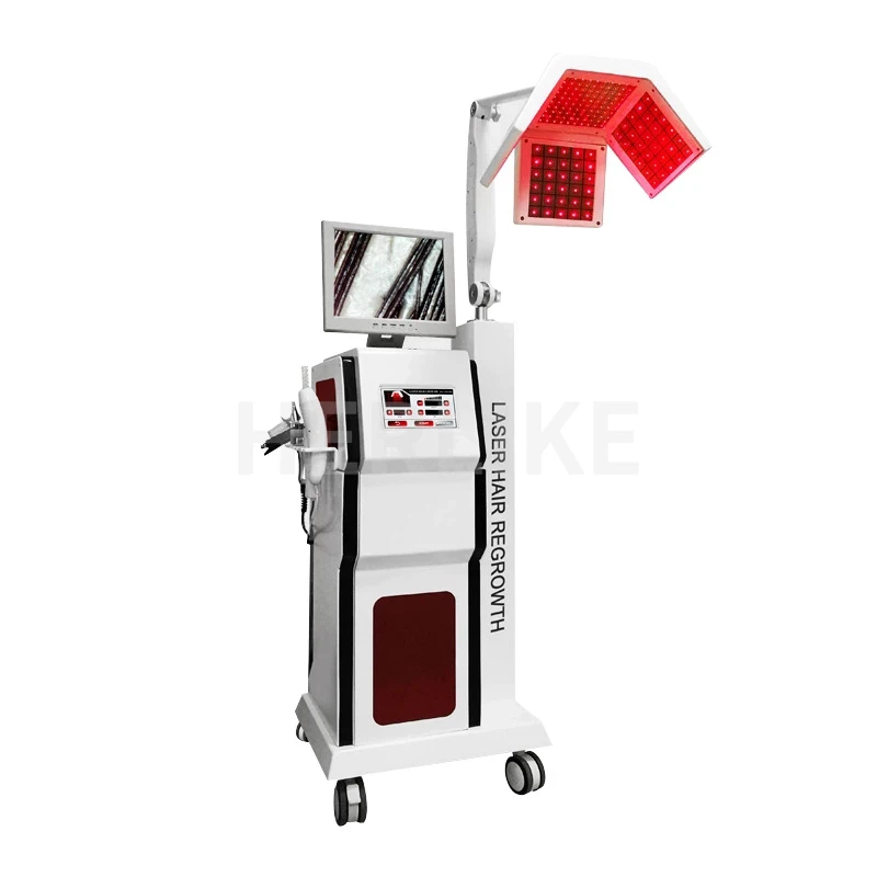 

Профессиональная 650нм лазерная машина для роста волос, лечение кожи головы, стимуляция волосяного фолликула, лечение выпадения волос, использование в косметической клинике