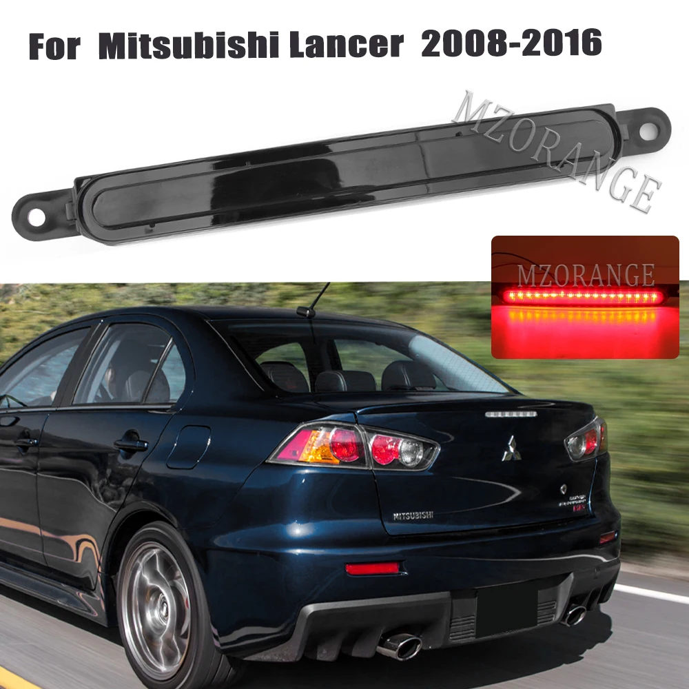 

Светодиодная третья стоп-сигнальная лампа высокого положения для Mitsubishi Lancer 2008-2016, задний стоп-сигнал, стоп-сигнал, резиновое кольцо, автомобильные аксессуары