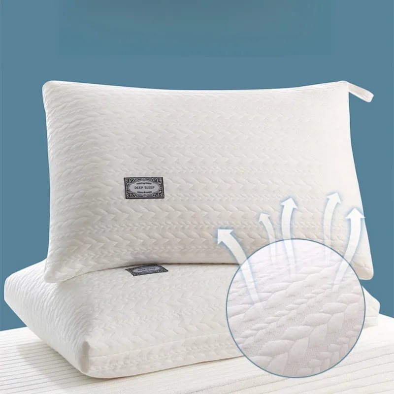 48x74cm Soft Pillow Core Home Hotel Pillow Core Cervical Support Male Pillow Student Dormitory Whole Head Single Adult Pillow