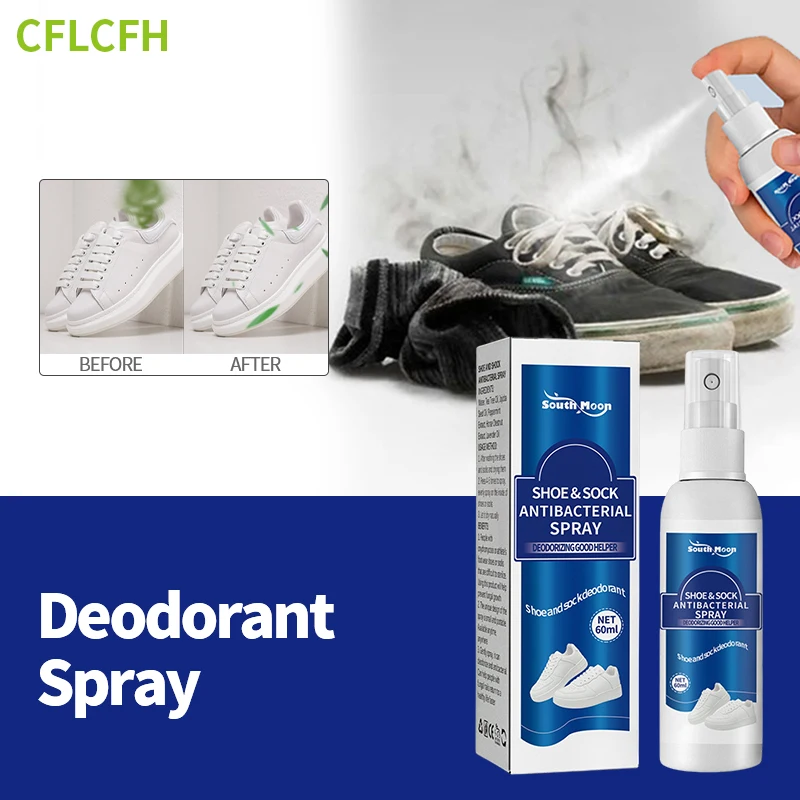 ShoeSocksOdorRemoverFootwearAntibacterialFootOdorSprayShoes