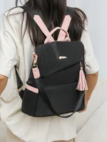 Women's fashion backpack large capacity lightweight Oxford cloth schoolbag leisure travel small backpack women - Image 6