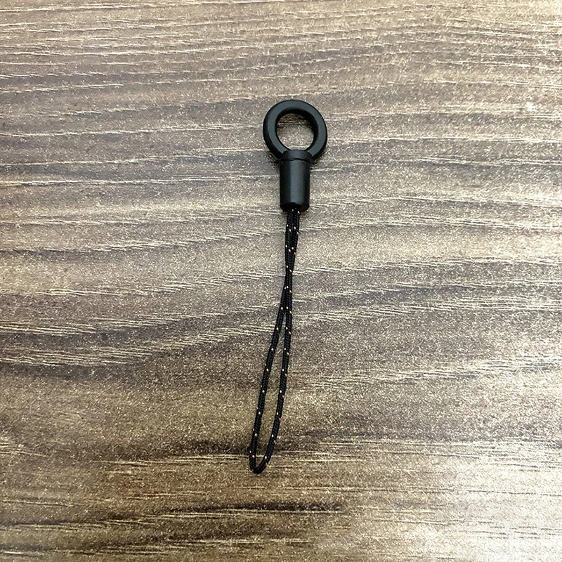 10PCS 끈 로프 헤드 작은 로프 헤드 작은 검은색 로프 버클 DIY 휴대 전화 쉘 액세서리 휴대 전화 끈