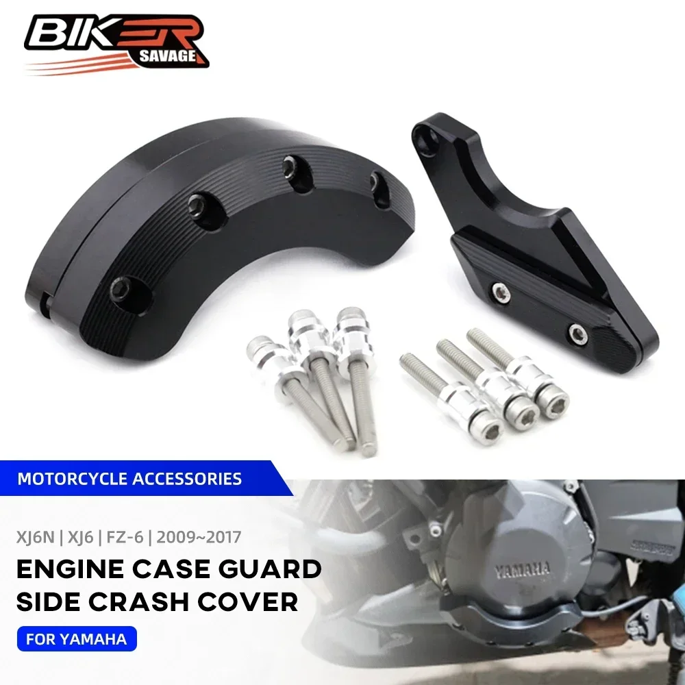 Engine Case Guard For YAMAHA XJ6N XJ6 Diversion FZ6R FZ6 N/S S2 2009- Engine Crankcase Oil Pump Guard Cover Slider Protector motorcycle engine cover engine cover protector engine guard