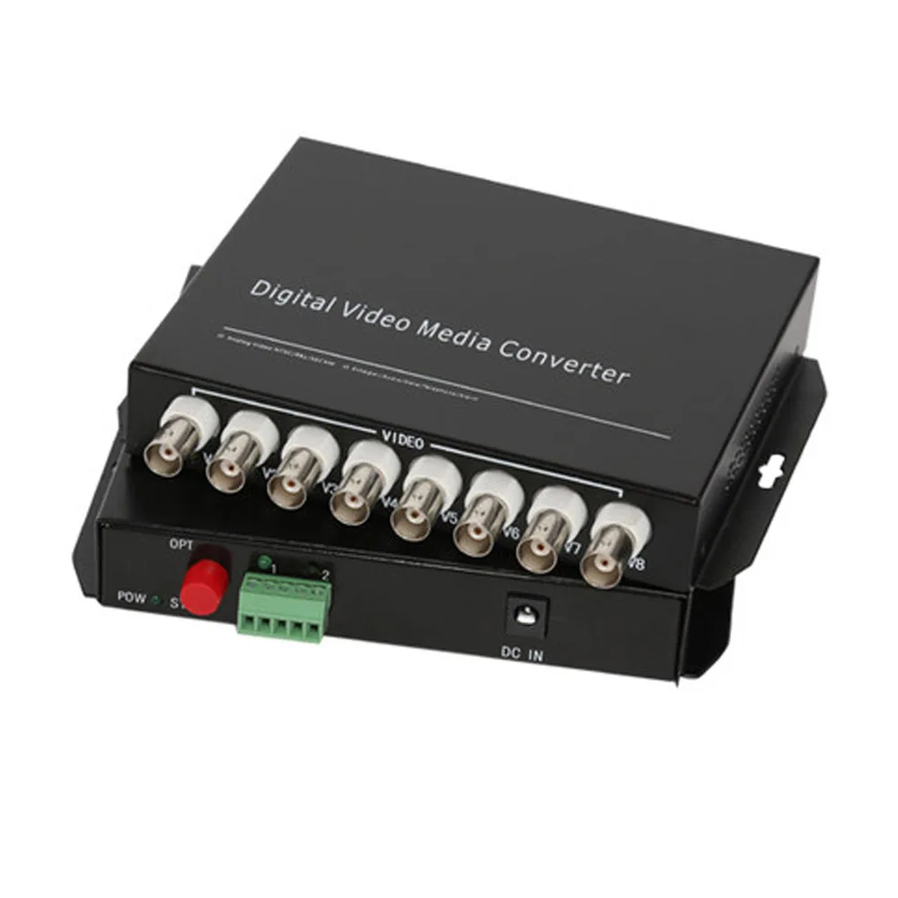 8port-video-over-fiber-media-converters-with-rs485-data-ptz-fc-optical-module-singlemode-20km-for-analog-cameras-cctv