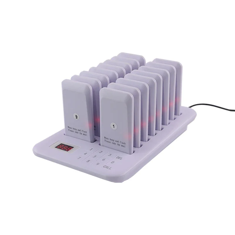 نظام الترحيل طابور النداء اللاسلكي للمطاعم 16 صافر...