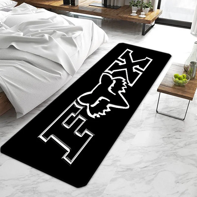 

F-FOX Motorcycle Racing Door Mat Entrance Doormat Non-slip Washable Kitchen Carpet Living Room Hallway Rugs Door Mats Bathroom