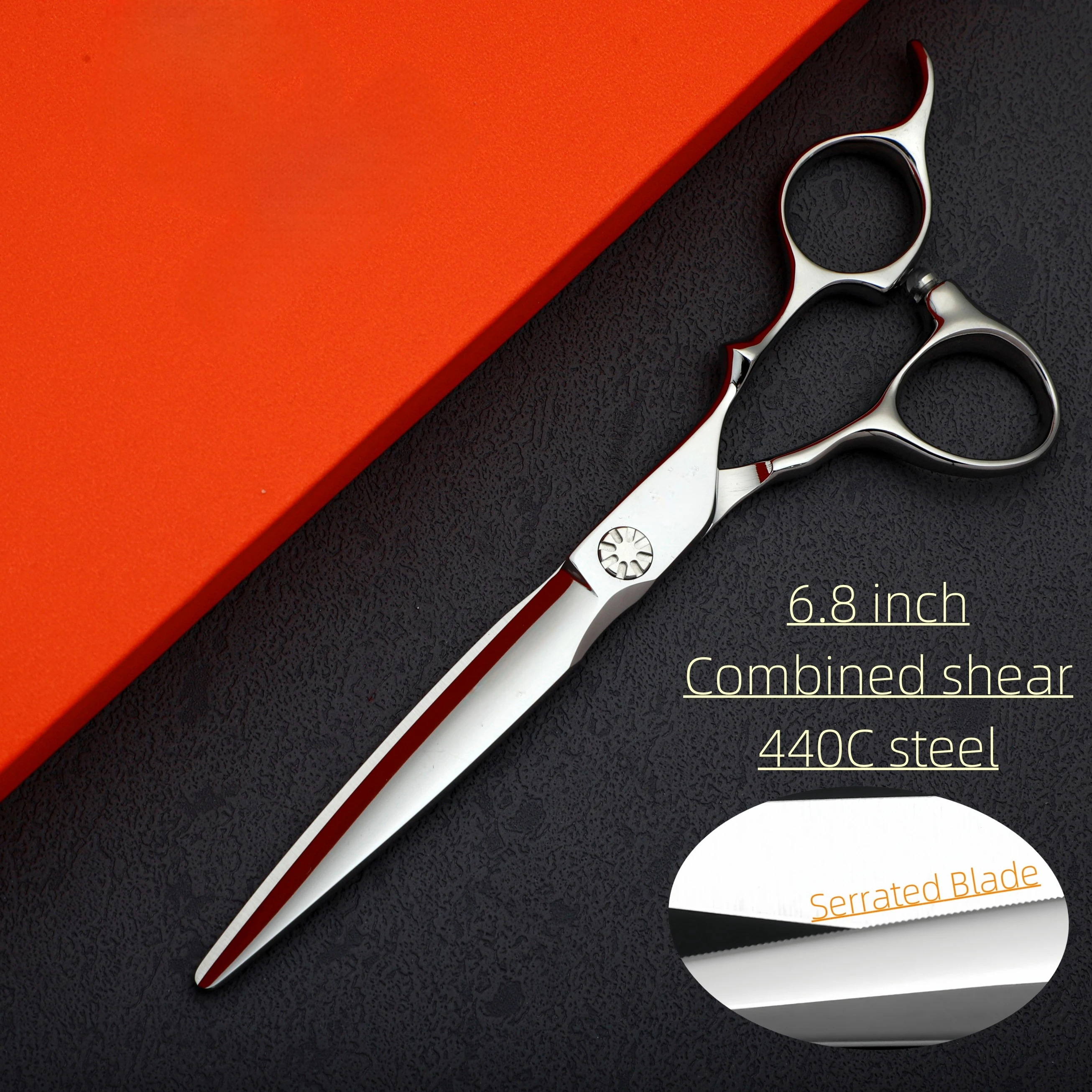 Hair Scissors Set 6.0-6.5-6.8 inch Japan 440c steel