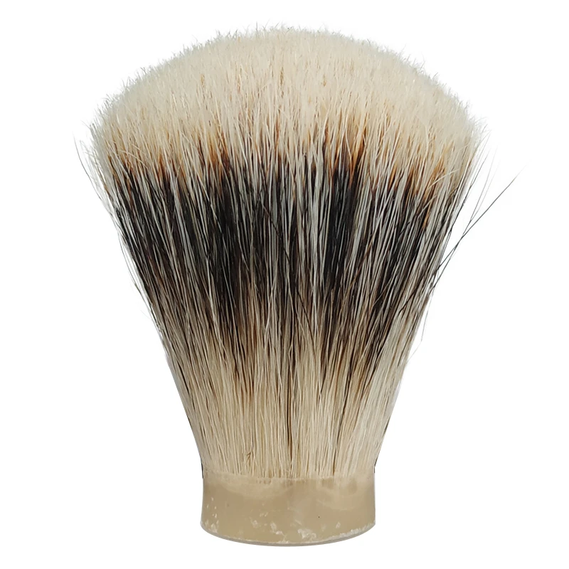 Dscosmetic Fan Shaving Brush Knot Boar Bristle Mixed Two Band Badger
