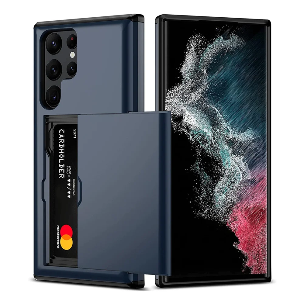 Enhanced Protective Slider Card Phone Case – Hard Shell for Ultimate Defense and Convenience