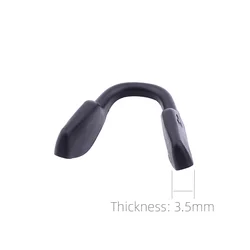 Livestrong Non-slip Rubber Nose Pad for Glasses and Sunglasses (Black Small)