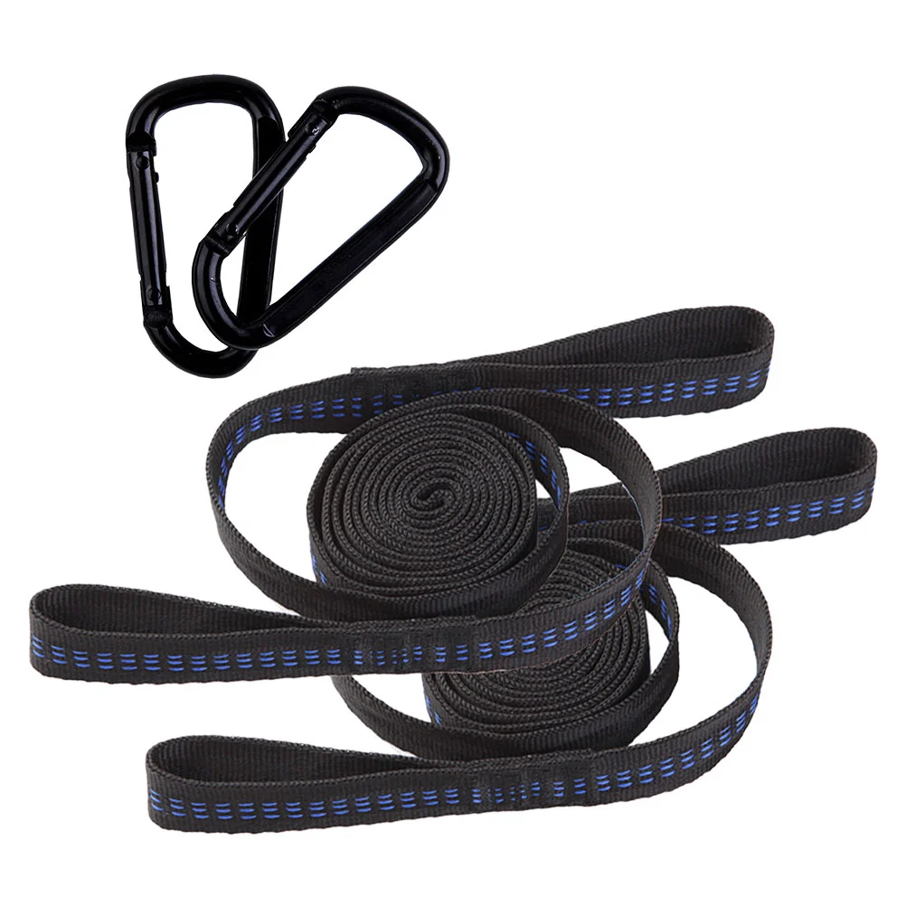 

1 Set Swing Tree Ropes Swing Hanging Straps Hammock Tree Straps Hammock Fixing Tools